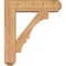 Ekena Millwork Balboa Craftsman Smooth Bracket w/ Offset Brace, Western Red Cedar, 7 1/2"W x 28"D x 32"H BKT0806X28X32BOA04SWR - alternate 3